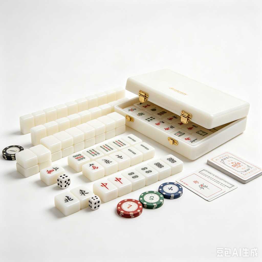 modern color mahjong tiles