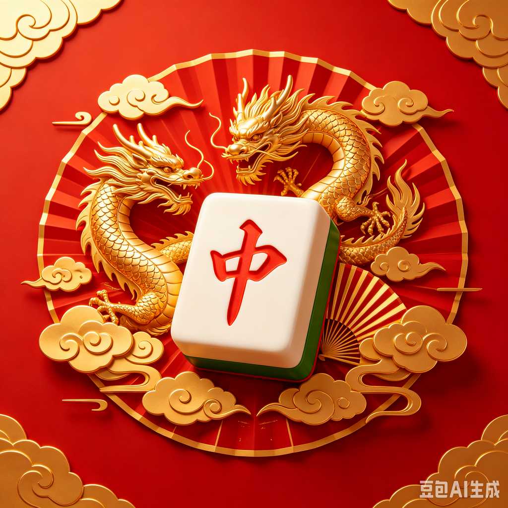 retro vintage mahjong set